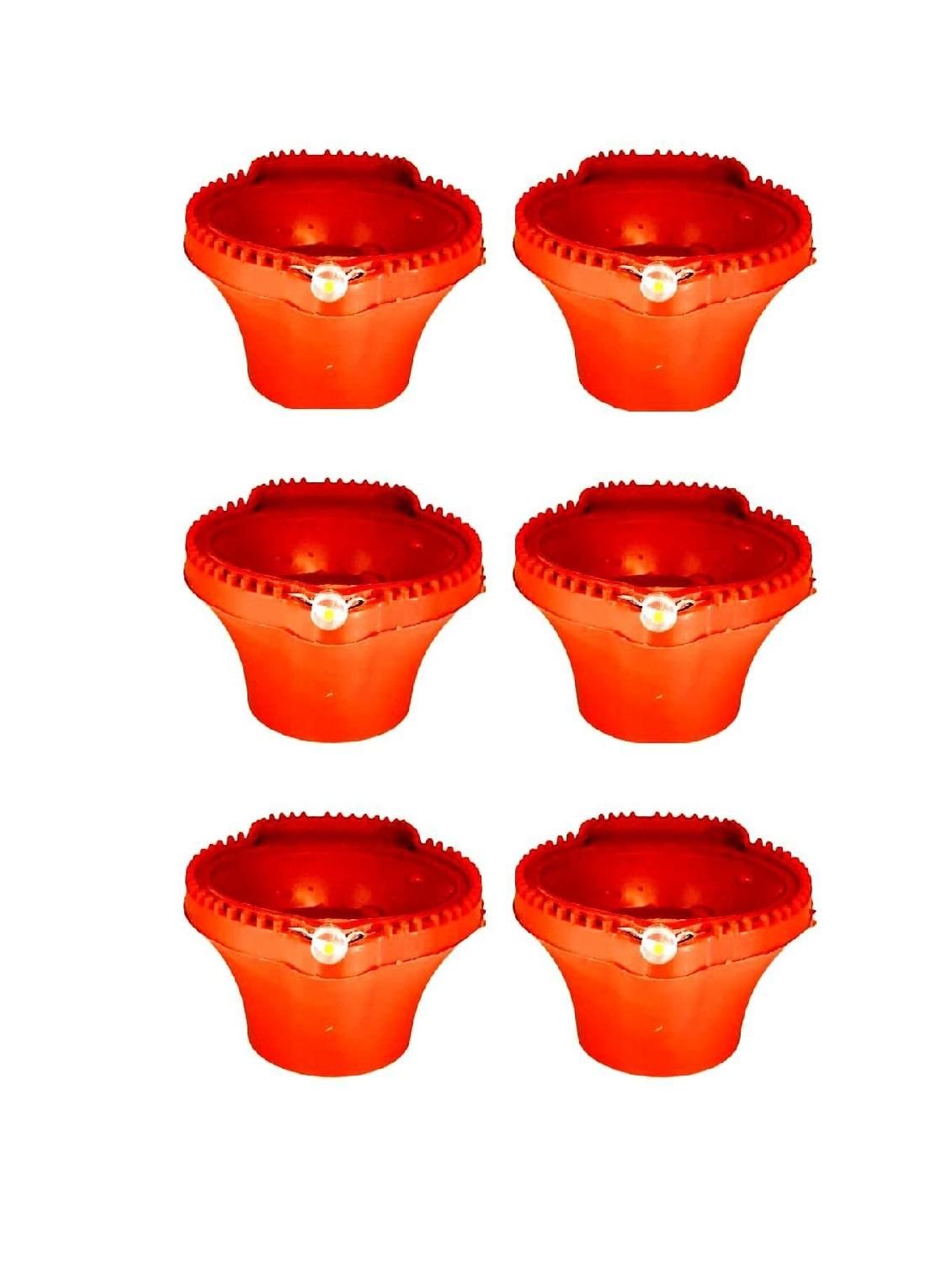 LED Light Water Sensor Diyas Plastic with, Ambient Lights, (Pack of 6/12/)